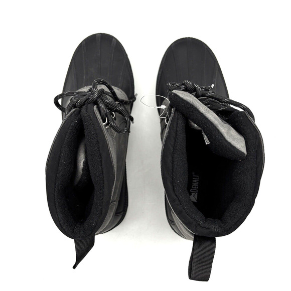 NEW Denali 'EXPEDITION' Gray Suede Leather Rubber Winter Boots Men's US9 UK8 - Picture 9 of 14